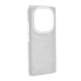 Gigapack Xiaomi Redmi Note 15 Pro 4G szilikon telefonvédő (műanyag belső, csillogó hátlap) ezüst