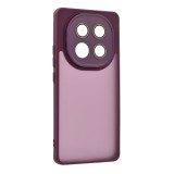 Gigapack Xiaomi Redmi Note 15 Pro 5G szilikon telefonvédő (ütésállóság, akril hátlap, kameravédő) lila