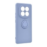 Gigapack Xiaomi Redmi Note 15 Pro 5G szilikon védő (tartógyűrű, mikrofiber plüss belső, mágneses, kameravédő) lila