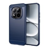Gigapack Xiaomi Redmi Note 15 Pro 5G szilikon védő (ütésállóság, légpárnás sarok, szálcsiszolt, karbon minta) sötétkék