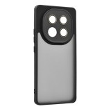 Gigapack Xiaomi Redmi Note 15 Pro Plus 5G szilikon telefonvédő (ütésállóság, akril hátlap, kameravédő) fekete
