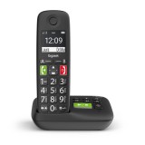 Gigaset E290A ECO Üzenetrögzítős Fekete Vezeték nélküli (DECT) Asztali telefon