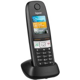 Gigaset E630HX Vezeték nélküli telefon Hívóazonosító Fekete Telefonkagyló