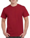 Gildan 5000 kereknyakú póló cardinal red színben