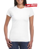 GILDAN női póló, fehér