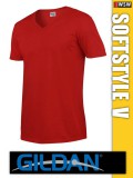 Gildan Softstyle V-nyakú férfi póló