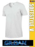 Gildan Softstyle V-nyakú férfi póló