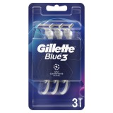 Gillette Blue 3 Football eldobható férfi borotva 3db