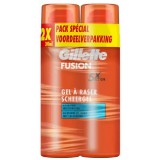 Gillette Fusion hidratáló borotvagél 2x200ml