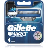 Gillette Mach3 Turbo tartalék pengék 4 db