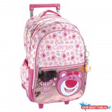 Gim Disney Játékháború Lotso Jam gurulós iskolatáska, táska 46 cm