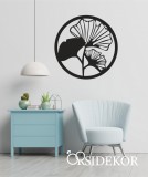 Ginko kör keretben falikép fából