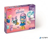 Gipszkiöntő készlet formákkal és festékkel, MAPED CREATIV 'Plaster Friends Girly'