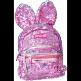 Girabrilla Bunny Gyermek Flitteres hátizsák Nyuszi fülekkel 30 x 25 cm - Lila (19082)