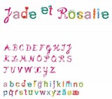 Girls alphabet - Betűkészlet lányoknak - Djeco