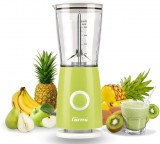 Girmi FR03 kompakt elektromos turmixgép, 170 W teljesítmény, 400 ml-es keverőpohár és rozsdamentes acél pengék, Zöld