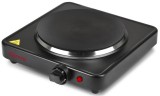 Girmi PE26 hordozható elektromos főzőlap öntöttvas, 18,5 cm átmérő, 1500W, 5 fokozatú hőszabályozás