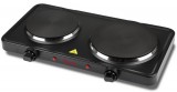 Girmi PE36 dupla elektromos főzőlap öntöttvas lapokkal, 18,5 cm és 15,5 cm, 2500W, külön szabályozható