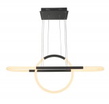 GIROTONDO  LED függeszték 20W fekete