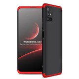 GKK 360 Protection tok Első és hátsó tok az egész testet fedő Samsung Galaxy M51 fekete-piros