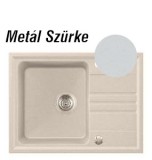 GKOnline LUKA 1B 0,5D - Mosogatótálca GM 42 titánszürke