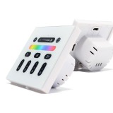 Gledopto 2.4GHz RF vezeték nélküli fali panel Gledopto Zigbee Pro RGB+CCT LED termékekhez (GLE-REM-W001Z) (GLE-REM-W001Z)