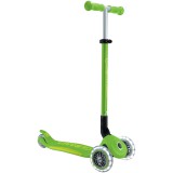 Globber Glober Primo Foldable Plus Lights Összecsukható Háromkerekű gyerek roller - Limezöld (439-606-2)