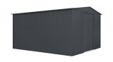 GLOBEL 1012 kerti ház, tároló ANTRACIT+napfénytető (10,65m2)