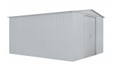 GLOBEL 1012 kerti ház, tároló EZÜST+napfénytető (10,65m2)
