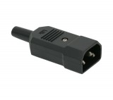 Globiz 05235 IEC C14 dugó törésgátlóval