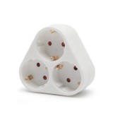 Globiz 3-as fali elosztó - földelt 250V - 16A