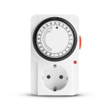 Globiz Analóg kapcsolóóra - LED visszajelzővel - 230V - 16A - 3680W