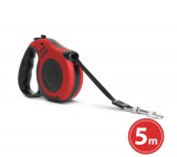 Globiz Automata póráz - 5 m - piros