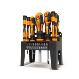 Globiz Csavarhúzó készlet tárolóval - 22 részes