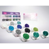 Globiz Csillámpor szett - hideg színek válogatása