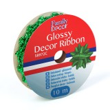 Globiz Dekor szalag - fényes - 2,74 m - zöld