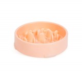 Globiz Etetőtál - habzsolásgátlóval - rózsaszín