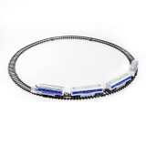 Globiz Express kisvasút - vasútállomással - elemes - 5 féle pálya