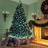 Globiz Fényfüzér - 50 db LED - hidegfehér - hálózati - 5 m - 8 program