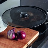 Globiz Fröccsenésgátló fedő - 29 cm - fekete