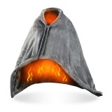Globiz Fűthető USB -s takaró -  150 x 80 cm - 40 - 52°C - szürke