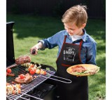 Globiz Grill kötény - gyerek méret - 44 x 60 cm - fekete