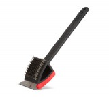 Globiz Grilltisztító kefe és szivacs - műanyag nyéllel