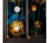 Globiz Halloween-i 3D dekorlámpa - 14 melegfehér LED - elemes