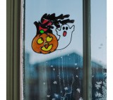 Globiz Halloween-i ablakdekor - tök és szellem