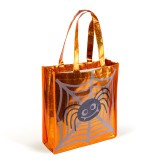 Globiz Halloween-i ajándéktáska - pók - 30 x 33 cm - narancssárga