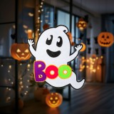 Globiz Halloween-i dekoráció - szellem - akasztható - filc - 37 x 34 cm