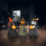 Globiz Halloween-i dekoráció - szellem, macska, tökfej - 21 cm
