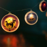 Globiz Halloween-i LED-es fényfüzér korongok