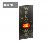 Globiz Halloween-i LED-es hangulatkép - fali akasztóval, 2 x AA, 30 x 70 cm